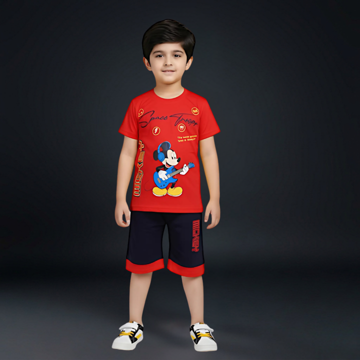 Kids Cotton T-Shirt & Shorts Set – Summer Toddler Outfit