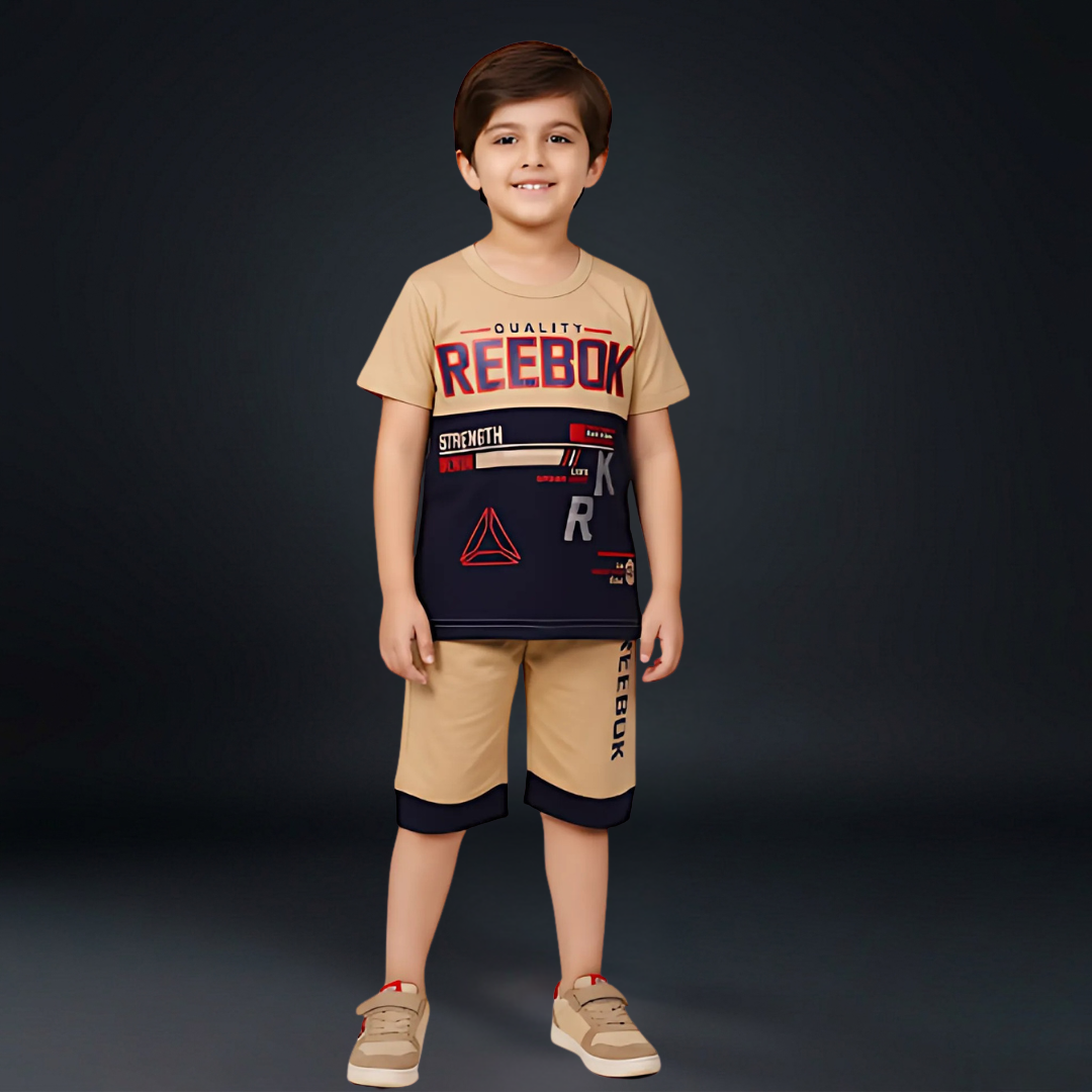 Kids Cotton T-Shirt & Shorts Set – Summer Toddler Outfit
