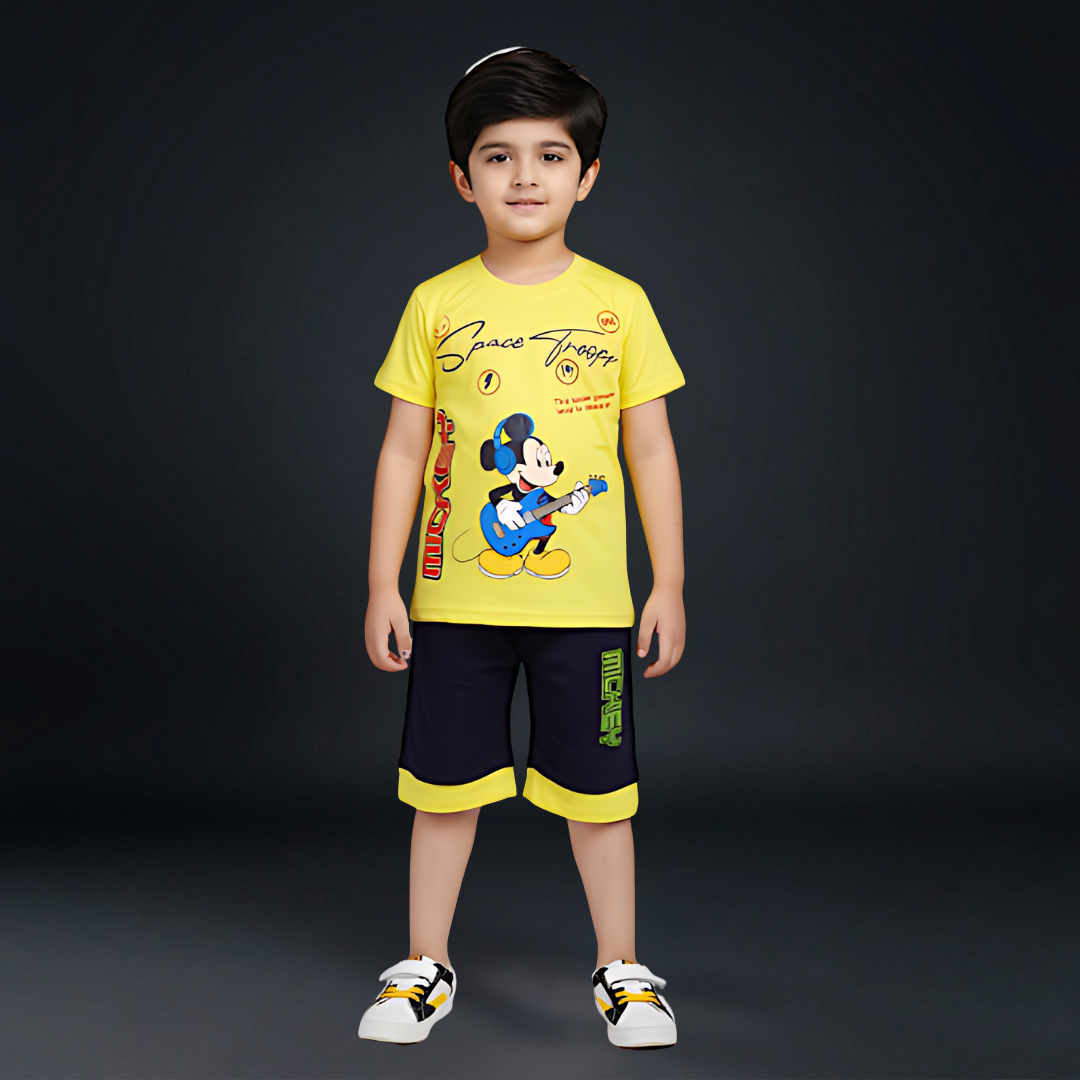 Kids Cotton T-Shirt & Shorts Set – Summer Toddler Outfit