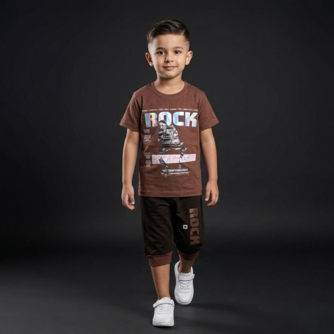 Kids Cotton T-Shirt & Shorts Set – Summer Toddler Outfit