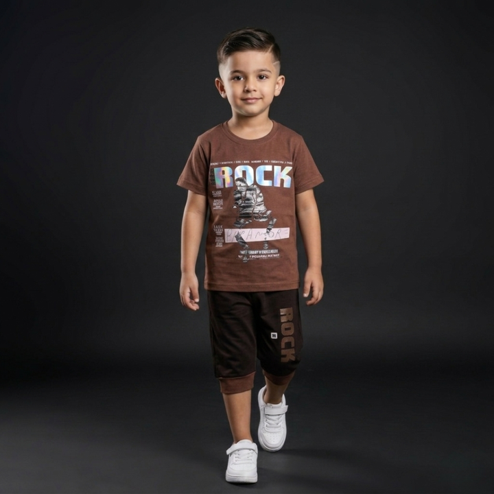 Kids Cotton T-Shirt & Shorts Set – Summer Toddler Outfit