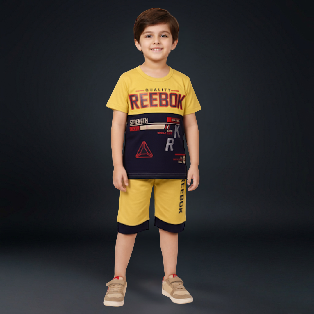 Kids Cotton T-Shirt & Shorts Set – Summer Toddler Outfit