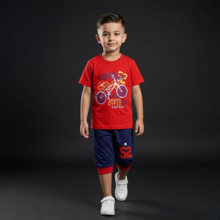 Kids Cotton T-Shirt & Shorts Set – Summer Toddler Outfit (Copy)