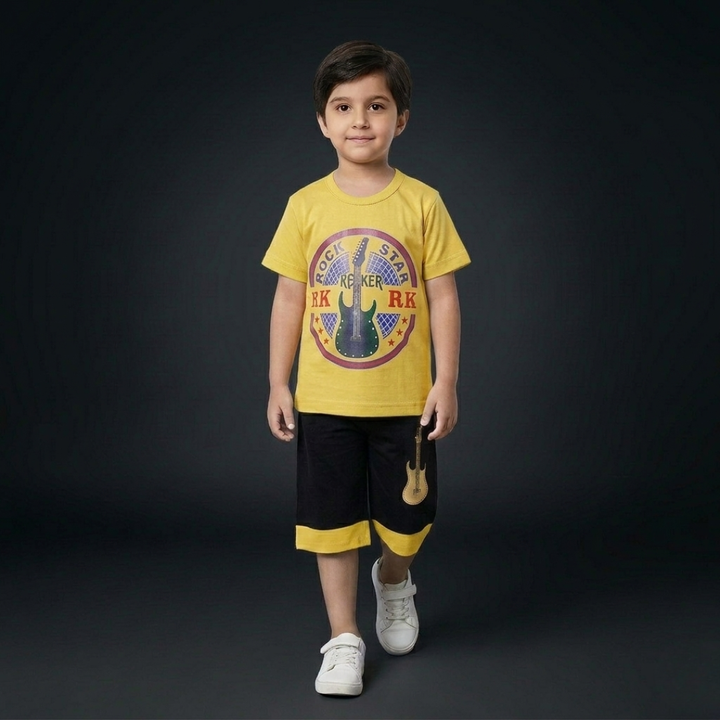 Kids Cotton T-Shirt & Shorts Set – Summer Toddler Outfit