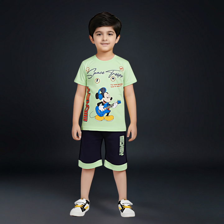 Kids Cotton T-Shirt & Shorts Set – Summer Toddler Outfit