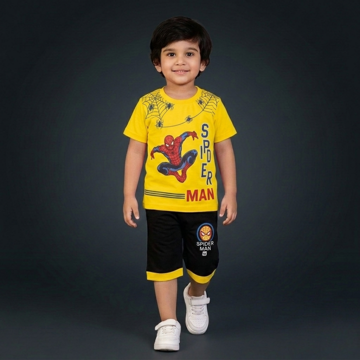 Kids Cotton T-Shirt & Shorts Set – Summer Toddler Outfit