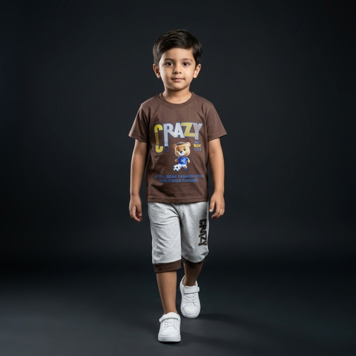 Kids Cotton T-Shirt & Shorts Set – Summer Toddler Outfit