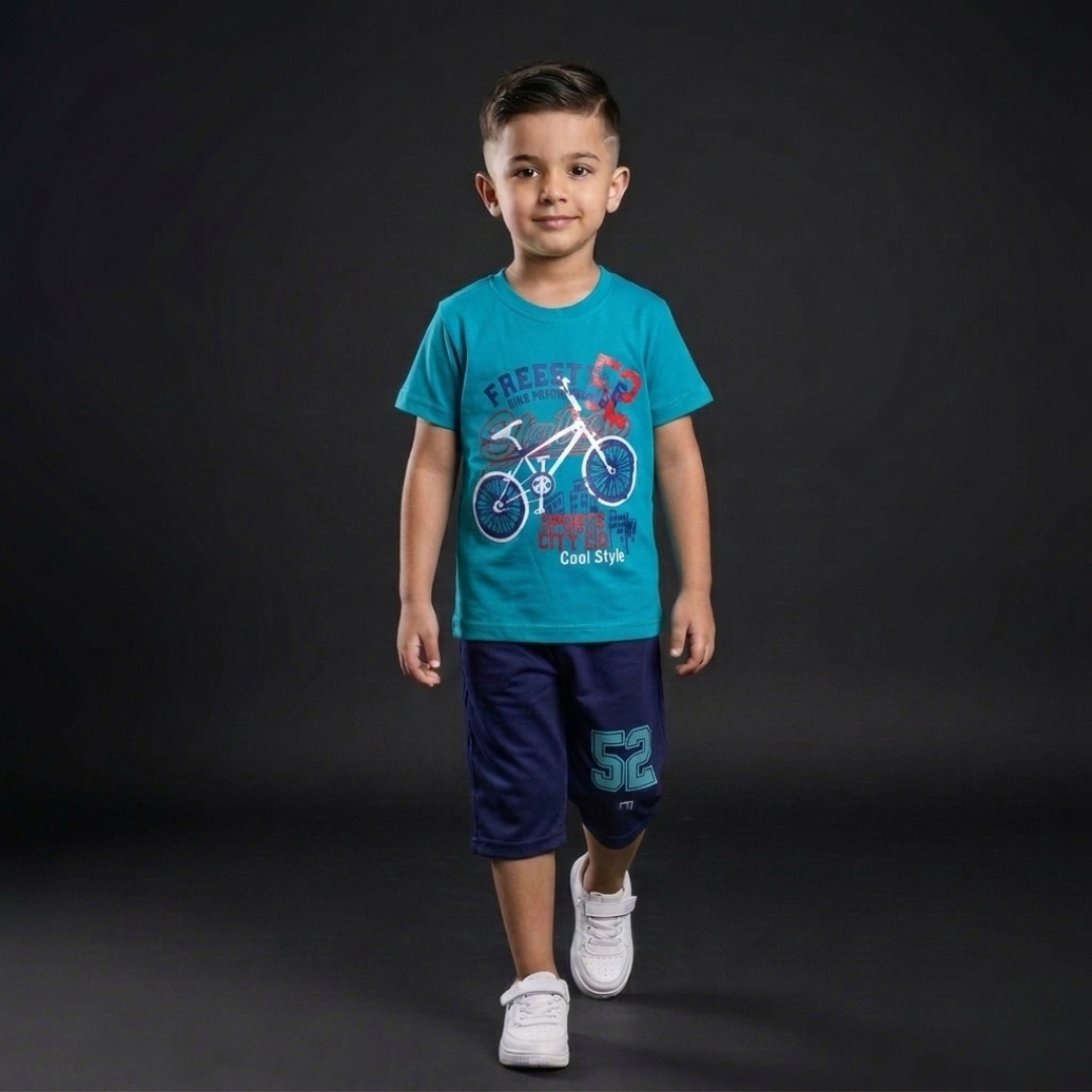 Kids Cotton T-Shirt & Shorts Set – Summer Toddler Outfit (Copy)